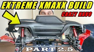 EXTREME TRAXXAS XMAXX BUILD - PART 2.5 - Part Updates, INDESTRUCTIBLE Body, Diffs & More