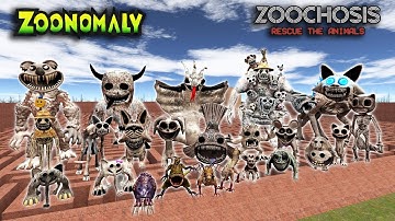 DESTROY ZOONOMALY MONSTERS & NEW ZOOCHOSIS MUTANT ANIMAL MONSTERS in BIG MAZE - Garry