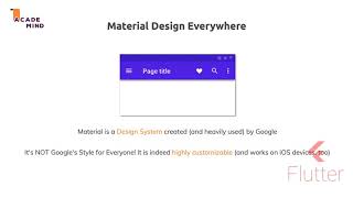 10(Flutter Develeopment Course Step1) Flutter & Material Design
