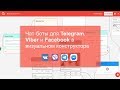 20. Вариативные чат-боты в Telegram, Viber, Facebook и Вконтакте