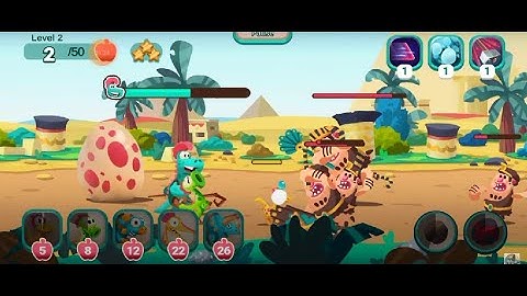 Dino Bash Travel Through Time - Island 3 - Level 4