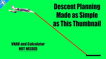 Easy Descent Planning | When to Descend | Professional Pilot | MSFS