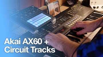 Akai AX60 Split Ambient Performance with Circuit Tracks
