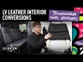Vw transporter leather seat fitting for that luxury feeling