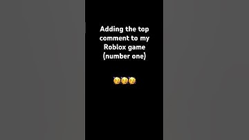 Top comment is added to my game (day one) #roblox #games #gamedev #pyrokitten