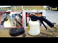 How To Use HF Pneumatic Brake Fluid Bleeder - One Person Job