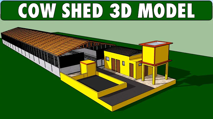 COW SHED - Advanced Cow Farming Technology (High Tech 3D Dairy Farm Design)