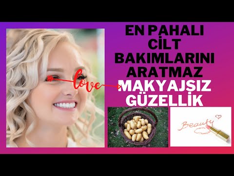 Bunu Sürünce 10 Yaş Gençleştiren Patates Anti Aging Cilt Bakımı Kolajen Maskesi