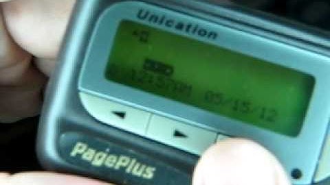 How to change Your Unication or Motorola Advisor Elite Alpha numeric Pager to Vibrate Mode