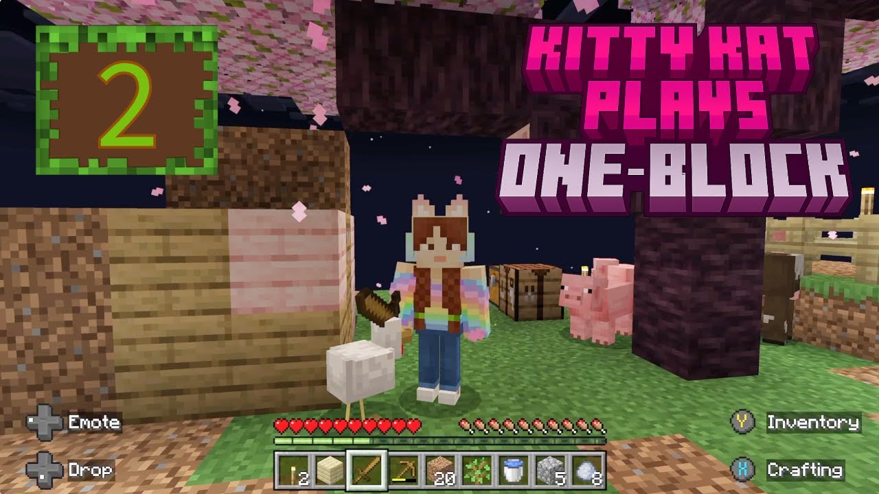 Kitty Kat Plays One Block - Video 2 #minecraft #oneblock #kittykat ...