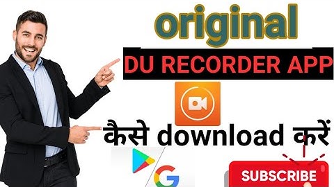 original du recorder download screen recorder app download