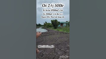 chỉ 2tỷ500tr sở hữu ngay 3700m2 đất có 200m2 đất thổ cư thuộc huyện Mộc Hóa Long An lh0816556639