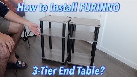 How to Install FURINNO 3-Tier End Table?