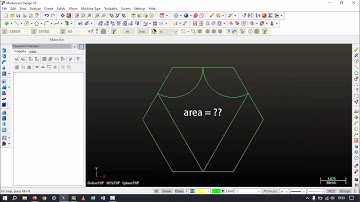 MasterCam X5 || How to calculate 2D area using mastercam x5