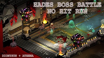 HADES BOSS BATTLE NO HIT RUN | DIONYSUS + ATHENA + POSEIDON BOONS