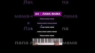 А4 - Лама Мама #Караоке #Пианино #Многонотка #Pianokaraoke #Пианокараоке #Рек #Реки