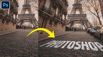 Create Realistic Perspective Text using Vanishing Point | Photoshop