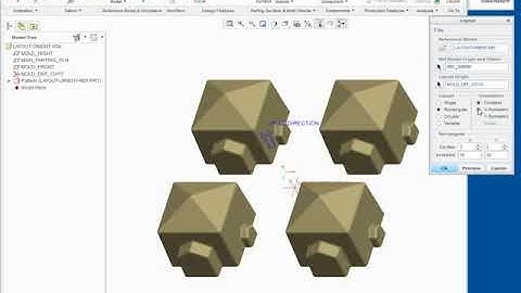 Tutorial  Analyzing Mold Cavity Layout Orientation - Creo