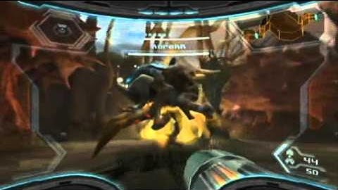 Metroid Prime 3: Corruption Walkthrough Part 5: Bryyo Part 3, Mini Boss: Korakk