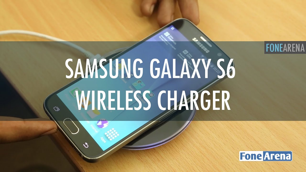 Samsung Galaxy S6 Wireless Charger Unboxing and Demo YouTube