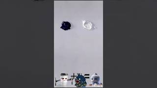 Blue+White color mixing talian Brainrot character#italian brainrot #satisfying #mixing #memes
