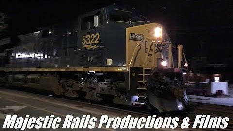 [CSXT]5322 [ES40DC]5251 ES40DC & 844 ES44AH Leads A Lengthy Q410-30 NB Through Fay NC