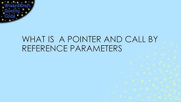 Pointers in C and Call By Reference Parameters (C Coding Video #4)