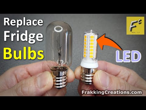 blotte guld Føderale Don't get electric shocked like me... How to Replace fridge light bulb with  an LED bulb - YouTube