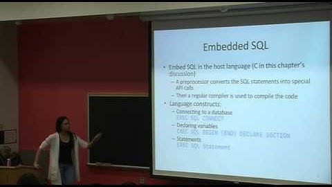 Database Application Development - Part 1 | Lecture 26 | CMPSC 431W Database Management Systems