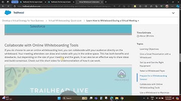Virtual Whiteboarding Quick Look || Trailhead quiz answer