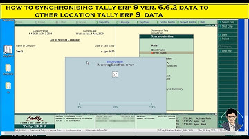 How to Synchronize Two Different Tally ERP 9 data Step by step