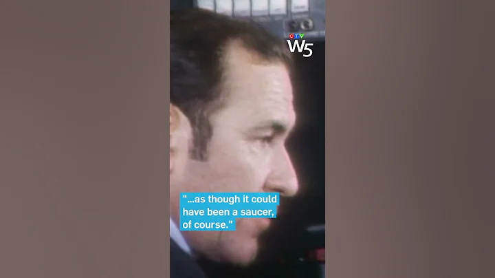 UFO spotted flying beside plane in northern Canada #shorts