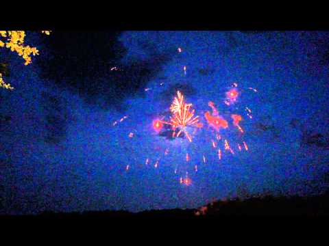 Rothdach Feuerwerk