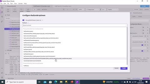 Lesson18: Reconfigure Student DropdownList On EditParentOrGuardians Page Using Configuration Wizard