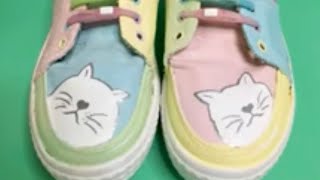 أفكار ابداعية ||  رسمنا على الجزم  customizing shoes ideas