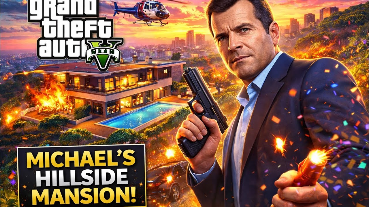 Michael M-ia salvat Casa pe GTA 5 Online!!🔥👀