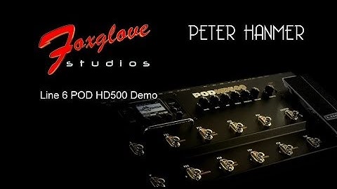 Line 6 POD HD500 Demo