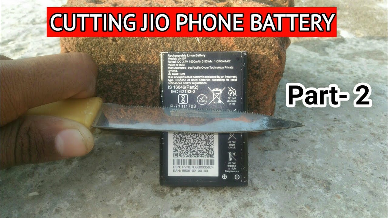 what inside jio phone battery what inside battery opening battery