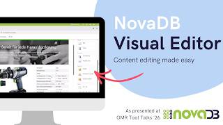 NovaDB Visual Editor in 90 Seconds: Live Demo from OMR PIM Tool Talk