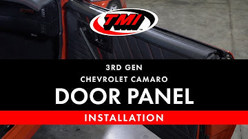 1985 3rd Gen Camaro Door Panel Install | TMI Products
