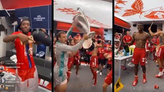 FC Bayern Locker Room Celebrations after winning the Champions League Final