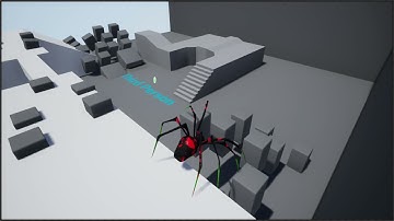 Animation Spider Test UE4 - Procedural Animation