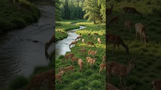 Hiran ka jhund... #ai #shorts #shortvideo #viral #trending #youtubeshorts #aivideo #like