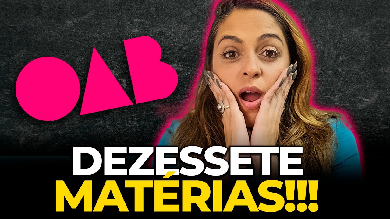Qual matéria priorizar na primeira etapa da OAB? Quais Matérias são mais importantes?