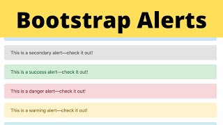 Day 2: Bootstrap Alerts
