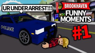 ROBLOX BROOKHAVEN RP FUNNY MOMENTS #1