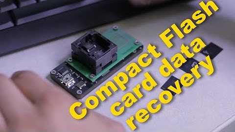 Data recovery on dead CF card. Compact flash card recovery