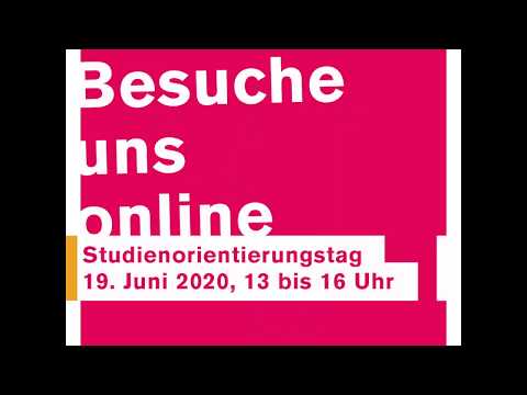 Virtueller Studienorientierungstag am 19. Juni 2020