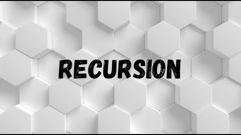 Understanding Recursion: A Visual Guide | By Viji Muthian