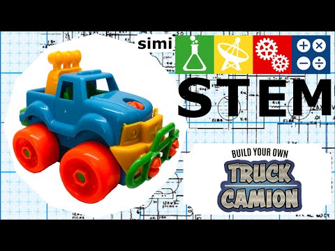 Build your own Truck / simiSTEM / Dollar Store Toy / STEM / Unboxing thumbnail
